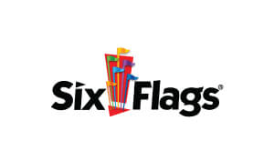 Maxwell Glick Voice Over Artist & Coach Six Flags Logo